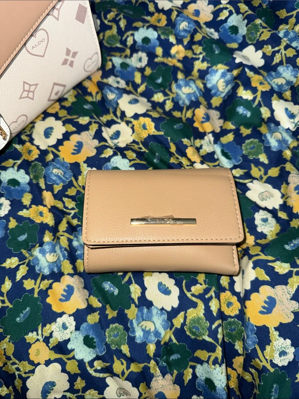 ALDO Two-Tone Pink & Cream Top-Handle Satchel